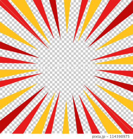 Colorful concentration line illustration material Colorful concentration line illustration material 114398975