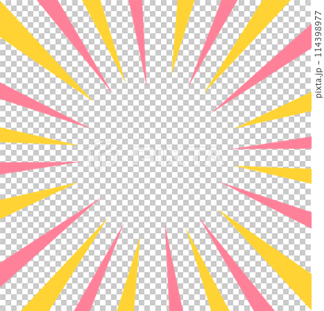 Colorful concentration line illustration material Colorful concentration line illustration material 114398977