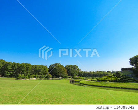 岡山後楽園の風景 岡山後楽園の風景 114399342