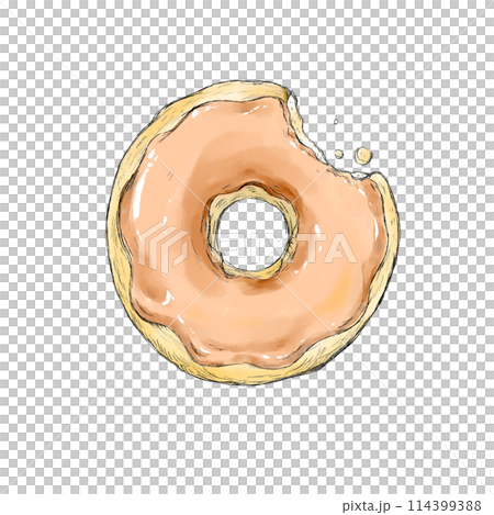 美味的手繪甜甜圈 114399388