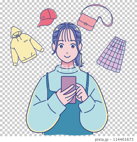 Recycling and buying and selling used clothing 114401673