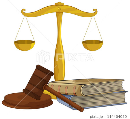 Justice Concept with Scale and Gavel Justice Concept with Scale and Gavel 114404030