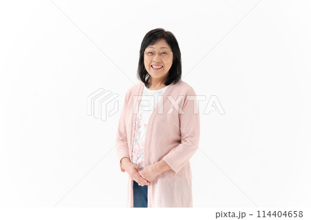 シニア女性　ポートレート 114404658