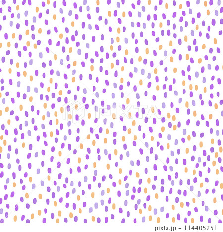 カラフルなドットのパターン背景素材 カラフルなドットのパターン背景素材 114405251