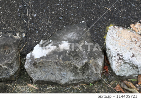 瀬戸内の島にある盃状穴 114405723