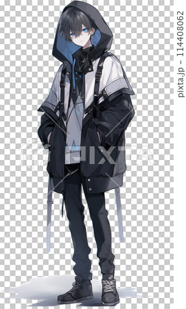 Handsome hoodie boy 114408062