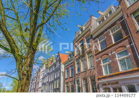 オランダ アムステルダム グラハテンゴルデル 運河 オランダ アムステルダム グラハテンゴルデル 運河 114409177