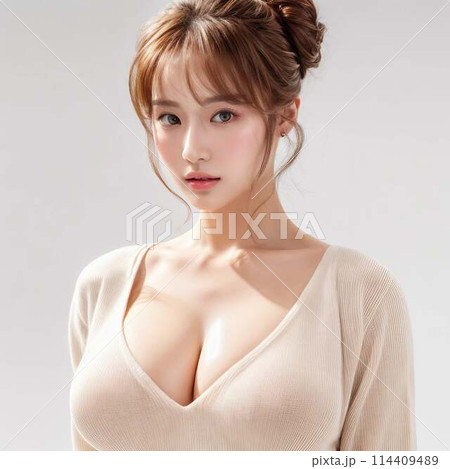 巨乳な女の子の画像 114409489