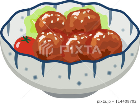 和風小鉢の肉団子 114409702