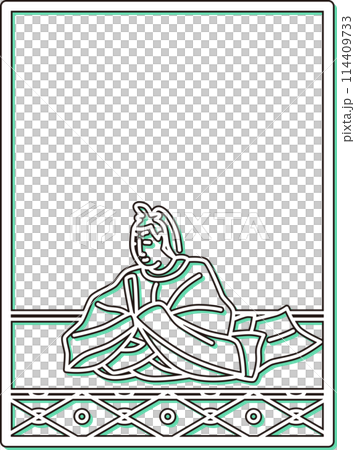 Simple Color Shadow Hyakunin Isshu by Onakatomi Yoshinobu Simple Color Shadow Hyakunin Isshu by Onakatomi Yoshinobu 114409733