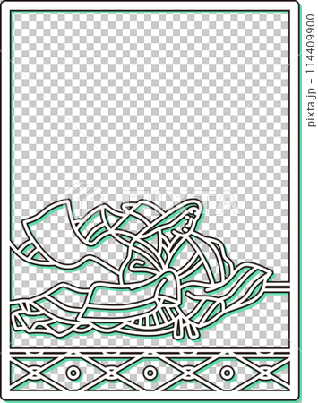 簡約色影百人一書二條贊岐 114409900