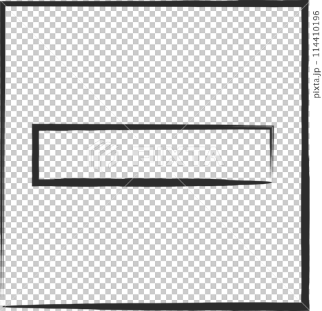 Simple brush-drawn illustration of a stop sign 114410196