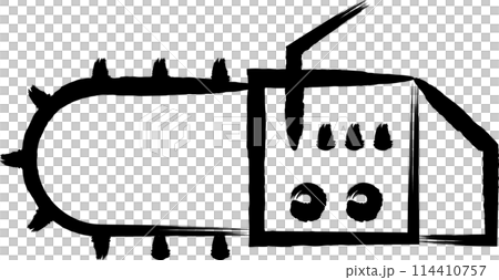 Brush-writing tool icon: Electric saw Brush-writing tool icon: Electric saw 114410757