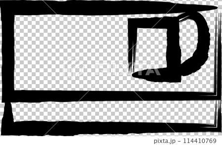 筆書き作業道具単品アイコン 鉋 筆書き作業道具単品アイコン 鉋 114410769