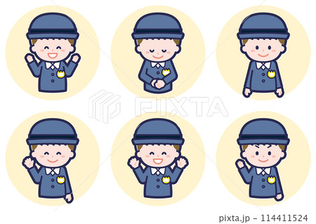 ミニ_ポーズ_男児01_02 ミニ_ポーズ_男児01_02 114411524