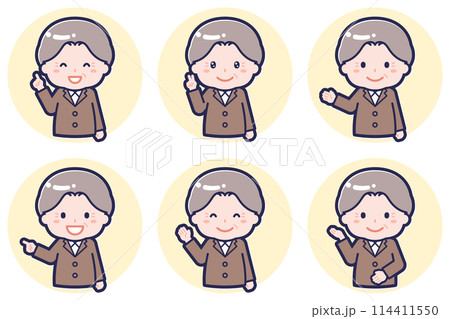 ミニ_ポーズ_女性シニア01_03 114411550