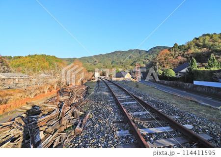 福岡県田川郡川崎町のJR上山田線廃線跡 114411595
