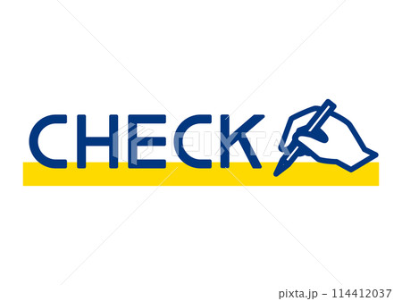 checkのシンプル素材 checkのシンプル素材 114412037