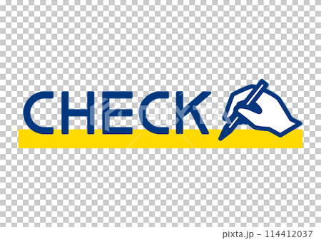 checkのシンプル素材 checkのシンプル素材 114412037
