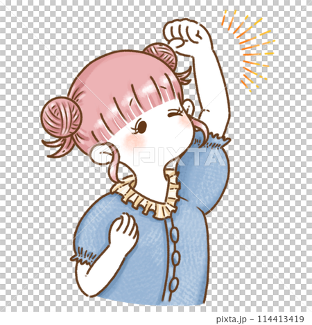 レッツゴーする女の子 レッツゴーする女の子 114413419