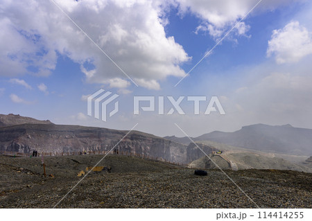 阿蘇山　中岳火口風景　(中岳・阿蘇火口周辺)　阿蘇市 114414255