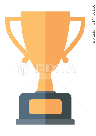 Golden trophy cup 114416110