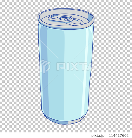 Simple hand-drawn illustration of a can 114417602