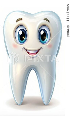 tooth with face tooth with face 114417609