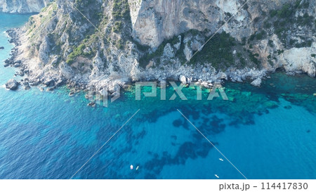 The most beautiful coastline of Corfu island 114417830