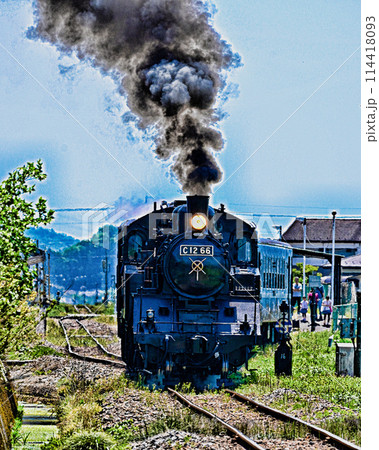 真岡鉄道の蒸気機関車 真岡鉄道の蒸気機関車 114418093