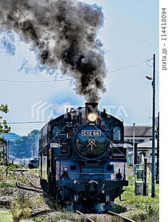 真岡鉄道の蒸気機関車 114418094