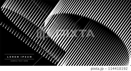 Dynamic curve sharp line abstract backgroundのイラスト素材 [114418192] - PIXTA