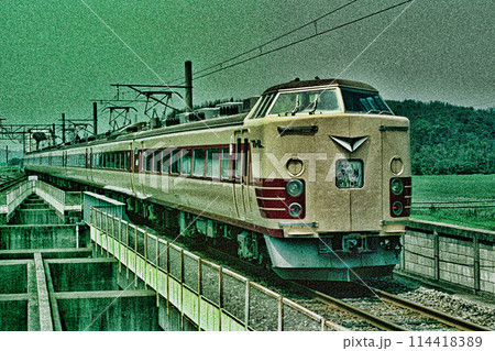 鹿島線の特急電車 114418389