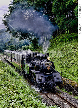 真岡鉄道の蒸気機関車 114418613