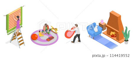 3D Isometric Flat Conceptual Illustration of...のイラスト素材 [114419552] - PIXTA