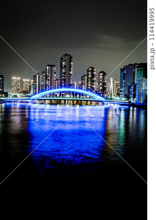夜の東京 隅田川 夜の東京 隅田川 114419995