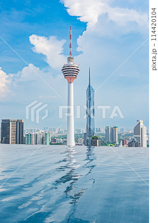 マレーシア　クアラルンプールの町並み 114420104