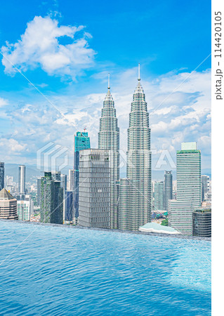 マレーシア　クアラルンプールの町並み 114420105