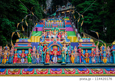 マレーシア クアラルンプール バトゥ洞窟 マレーシア クアラルンプール バトゥ洞窟 114420176