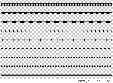 各種形狀的類似鐵路標記的向量插圖集 各種形狀的類似鐵路標記的向量插圖集 114420738