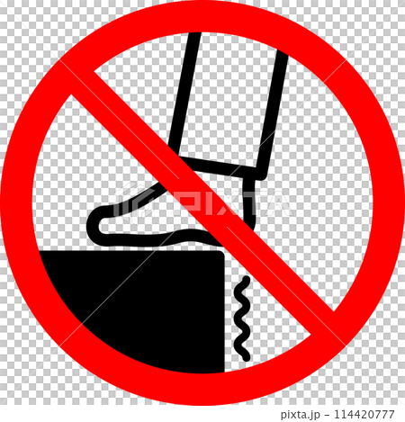 禁止騎乘的標誌 114420777