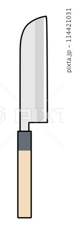 薄刃包丁のイラスト（関西型） 114421031