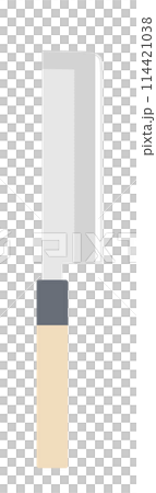 Illustration of a thin blade knife (Kanto style) 114421038