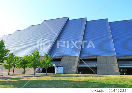 長野県長野市、エムウェーブの風景 114422824