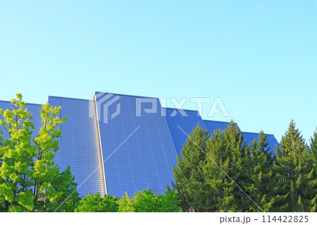 長野県長野市、エムウェーブの風景 114422825