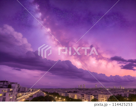 night city in the night night city in the night 114425253