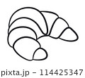 french bakery black contour isolated 114425347