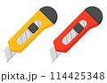 red and orange cutter flat 114425348