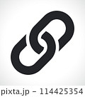 chain or link icon isolated 114425354