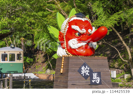 叡山電鉄鞍馬駅 鞍馬天狗 大天狗 叡山電鉄鞍馬駅 鞍馬天狗 大天狗 114425539